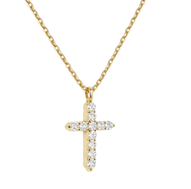 CROSS -【NECKLACE】18K SILVER