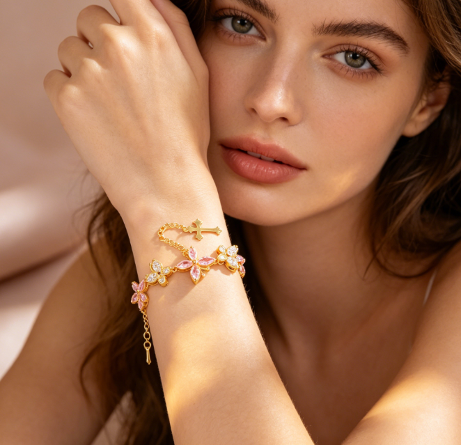 BUTTERFLY- -【BRACELET】18K SILVER
