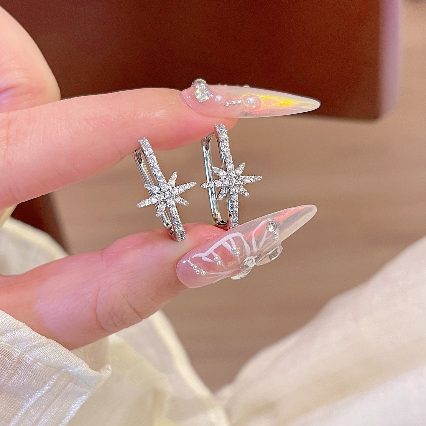 S925 Silver Korean Style Fashion Earrings