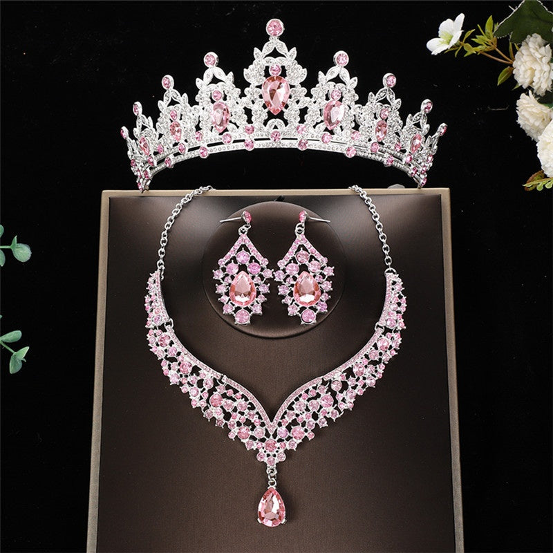 Lavender Princess Tiara Jewelry Set