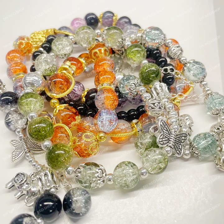 【DIY NEO】Artistic Glass Beads DIY Bracelets - LuckyBags--Tiktok Live Opening