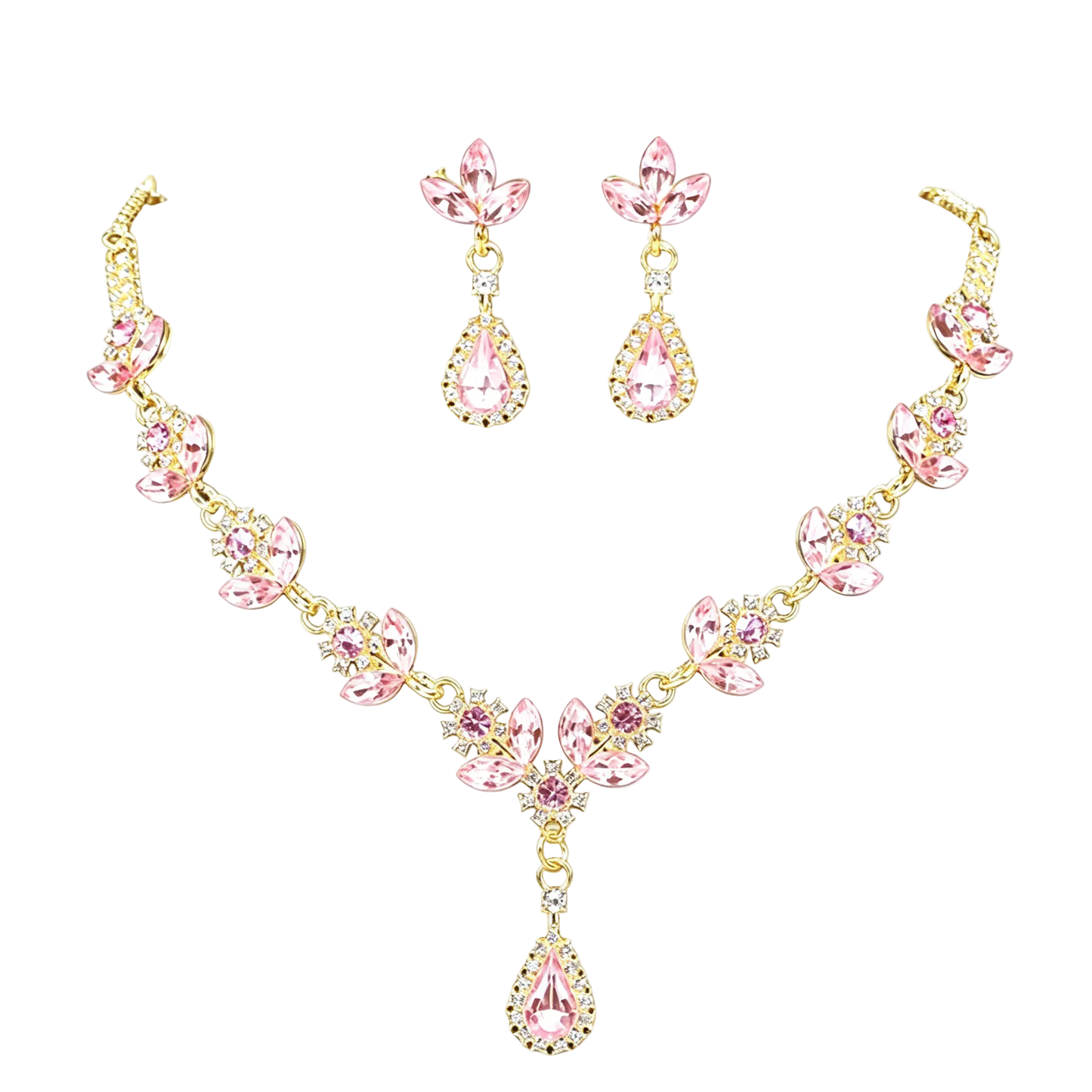 Purple/Pink Loulan Necklace Set
