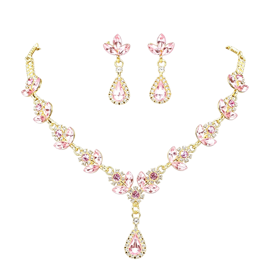 Purple/Pink Loulan Necklace Set