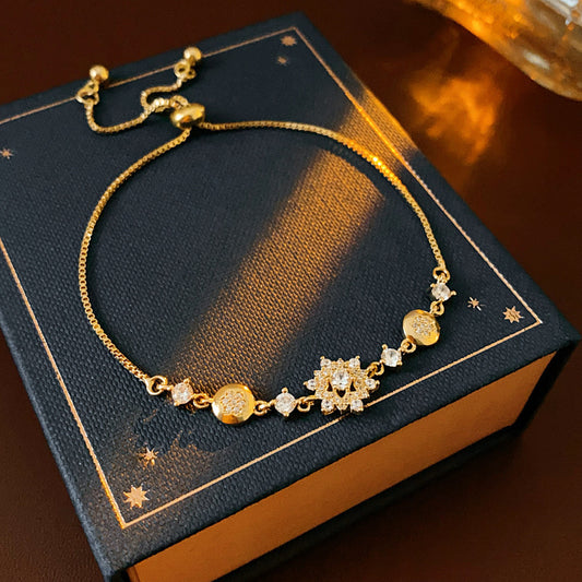Elegant 18K Gold Plated Luxury Bracelet