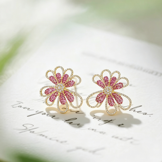 Bloom-[EARRINGS】S925 SILVER