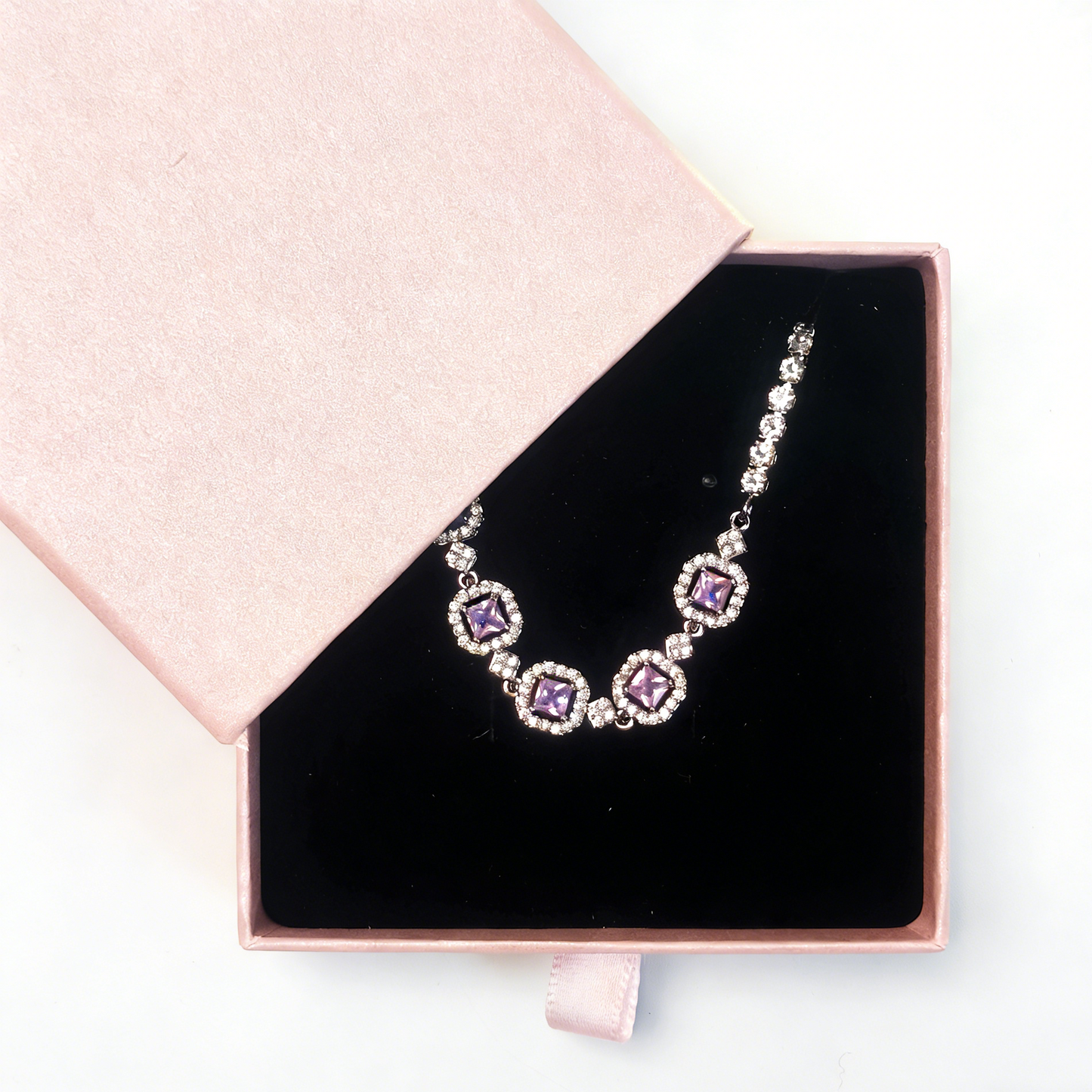 Colorful Gem Zircon Bracelets Box 【50$ Free Shipping ~】