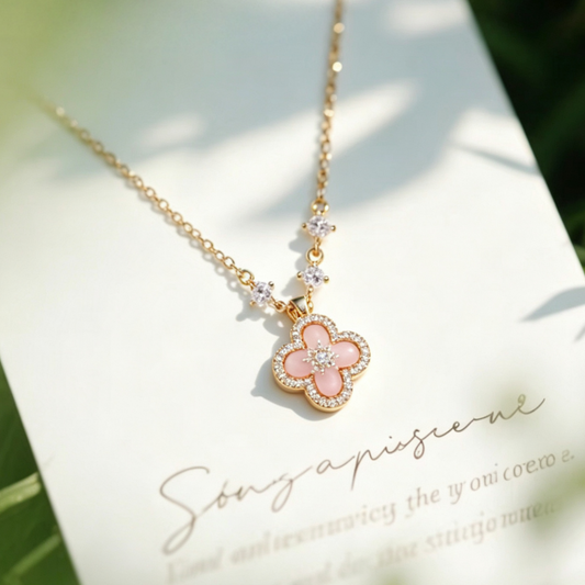 PINK GOLD SAKURA -[BRACELET/EARRINGS/NECKLACE]