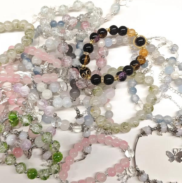 【DIY NEO】Artistic Glass Beads DIY Bracelets - LuckyBags--Tiktok Live Opening
