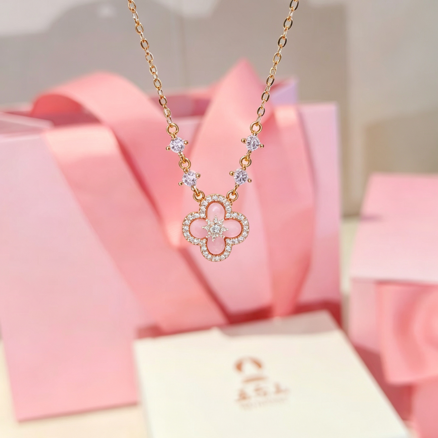 PINK GOLD SAKURA -[BRACELET/EARRINGS/NECKLACE]