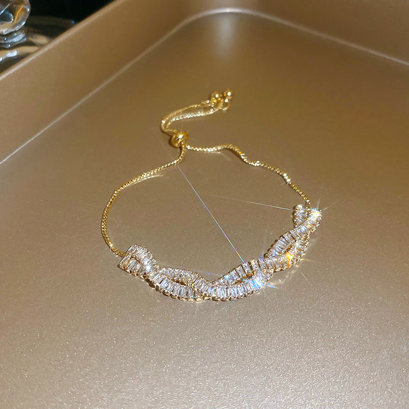 Elegant 18K Gold Plated Luxury Bracelet