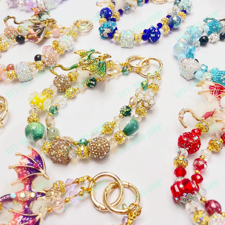 【DIY NEO】Colored And Diverse In Variety  Phone Chain & Key Chain - LuckyBags--Tiktok Live Opening