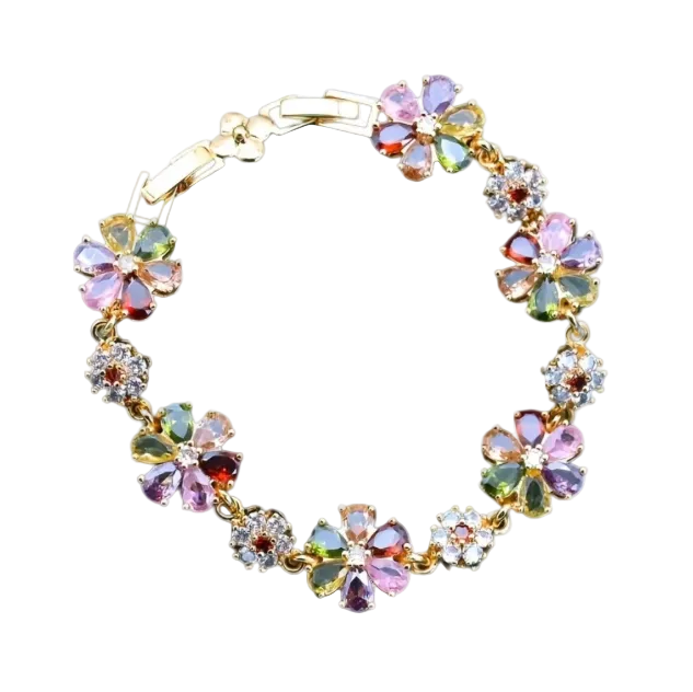 FLOWERS -【BRACELET】18K SILVER