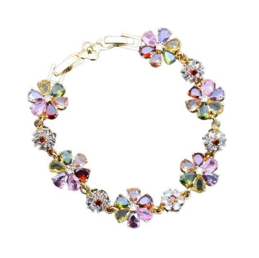 FLOWERS -【BRACELET】18K SILVER