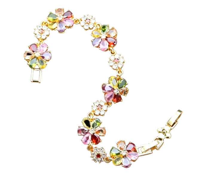 FLOWERS -【BRACELET】18K SILVER