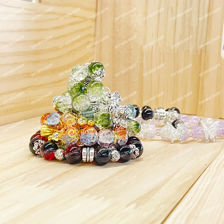 【DIY NEO】Artistic Glass Beads DIY Bracelets - LuckyBags--Tiktok Live Opening