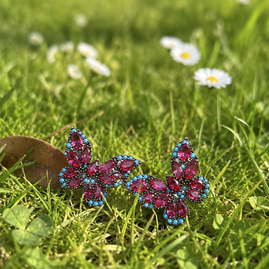Vintage-[EARRINGS】S925 SILVER