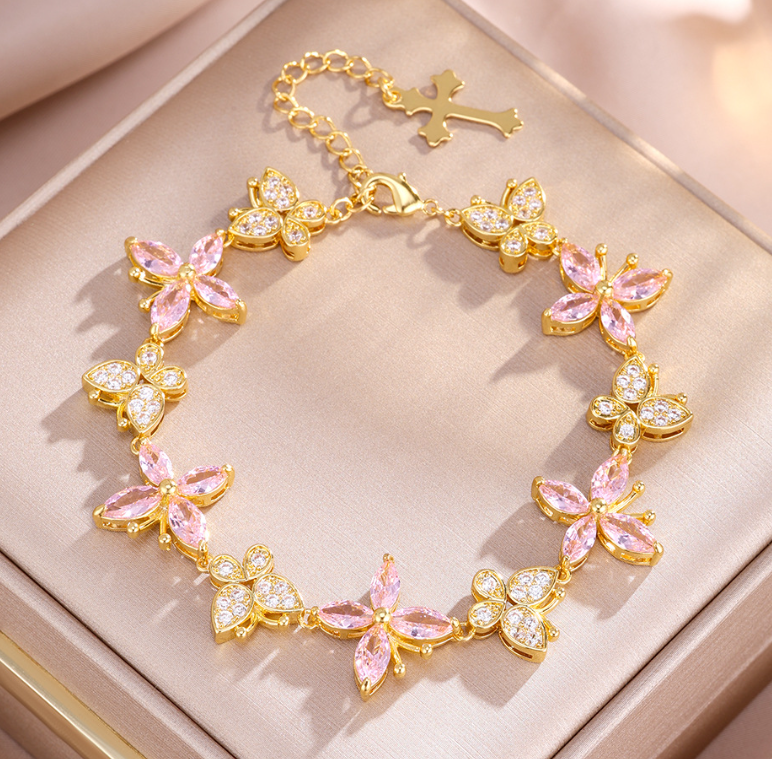 BUTTERFLY- -【BRACELET】18K SILVER