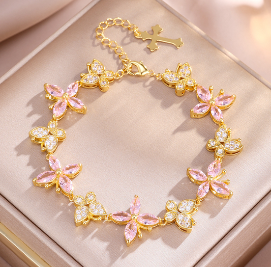 BUTTERFLY- -【BRACELET】18K SILVER