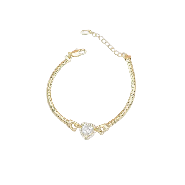 HEARTS GOLD -[BRACELET】S925 SILVER