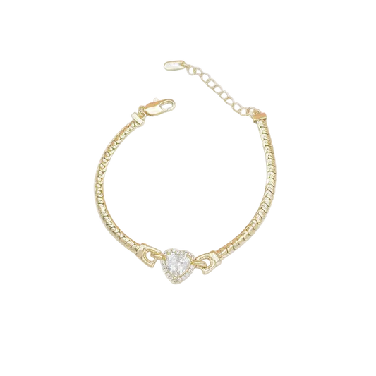 HEARTS GOLD -[BRACELET】S925 SILVER