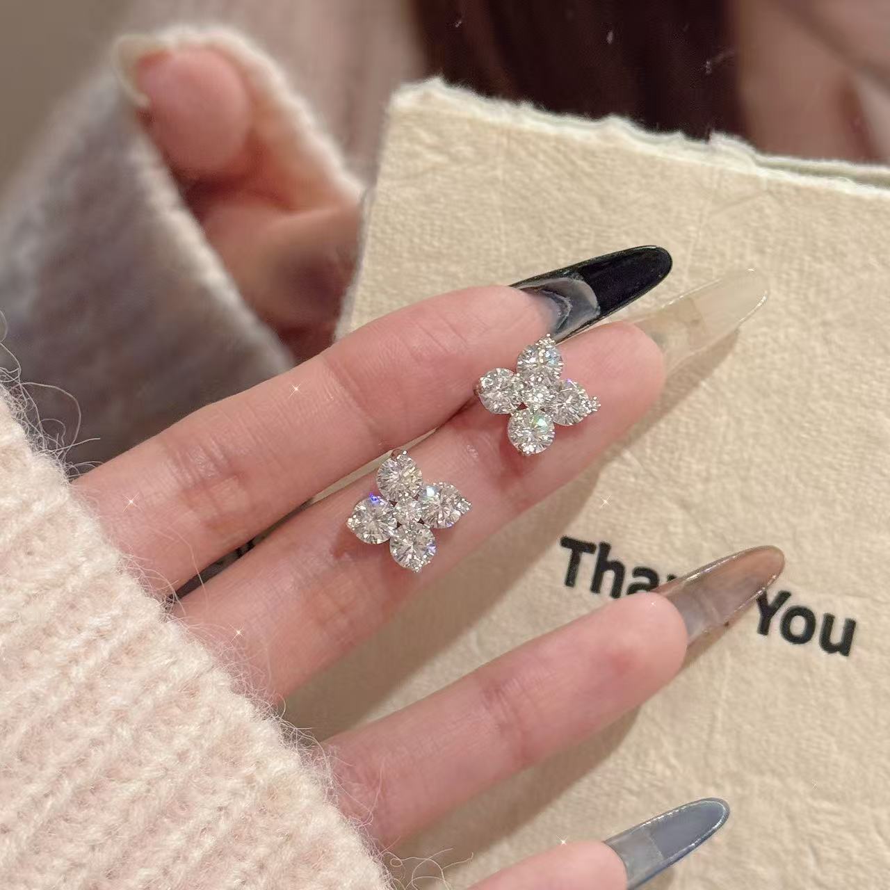 S925 Silver Korean Style Fashion Earrings