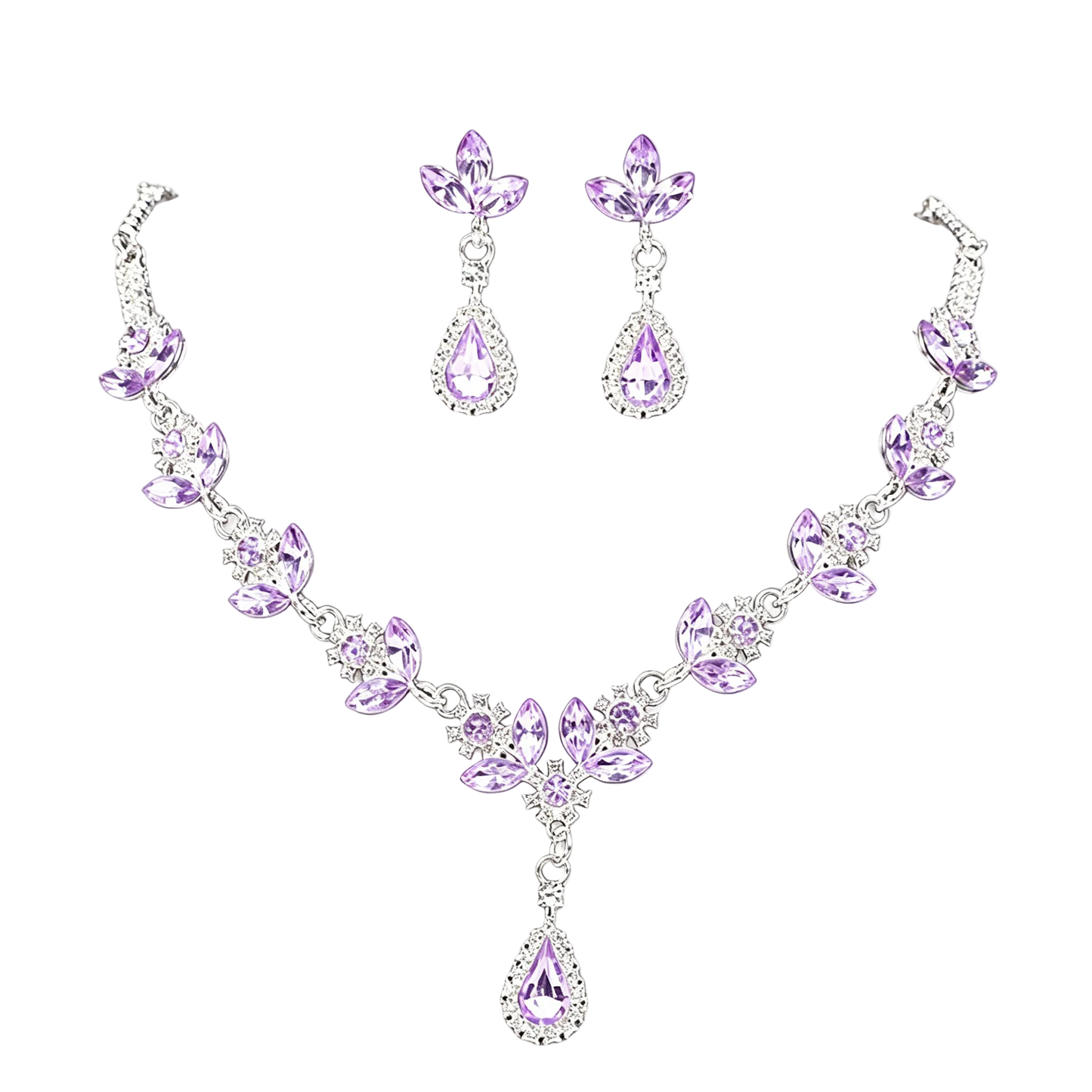 Purple/Pink Loulan Necklace Set