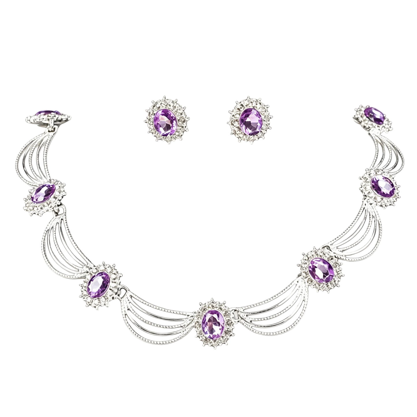 Enchanted Amethyst Whisper Jewelry Set