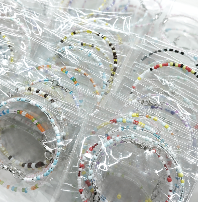 【DIY NEO】Colored Rice Beads DIY Bracelets - LuckyBags--Tiktok Live Opening