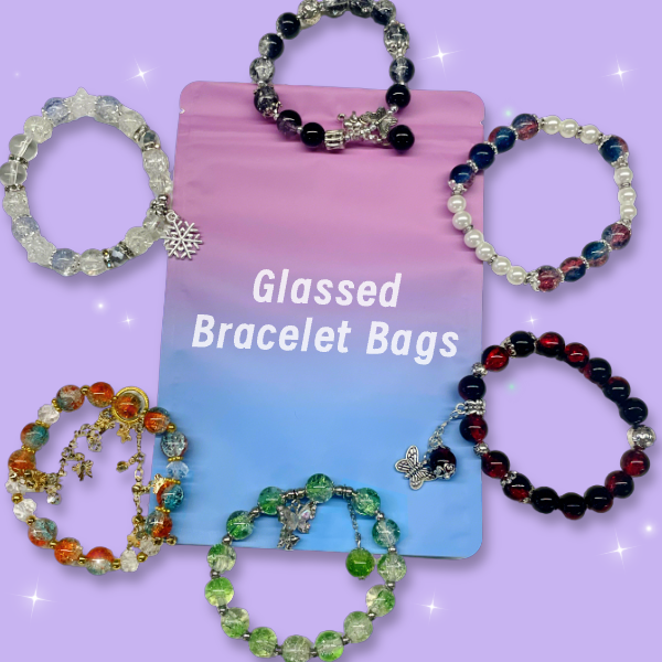 【DIY NEO】Artistic Glass Beads DIY Bracelets - LuckyBags--Tiktok Live Opening